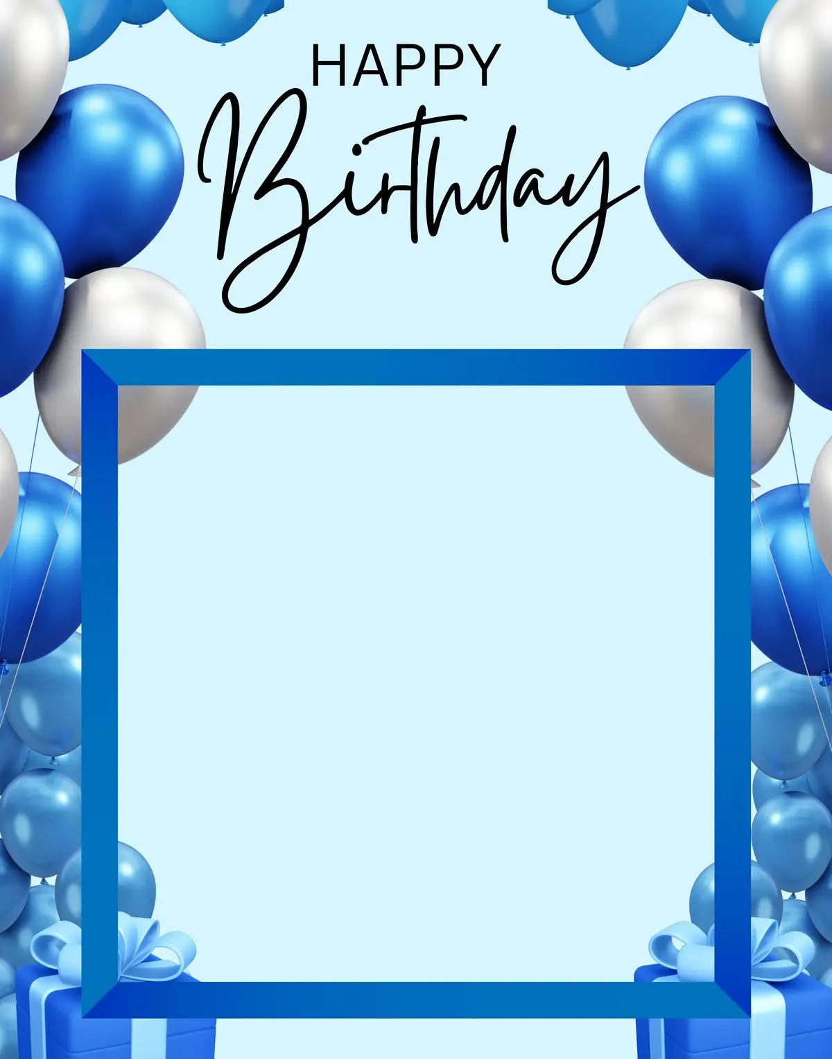 birthday flex banner background design